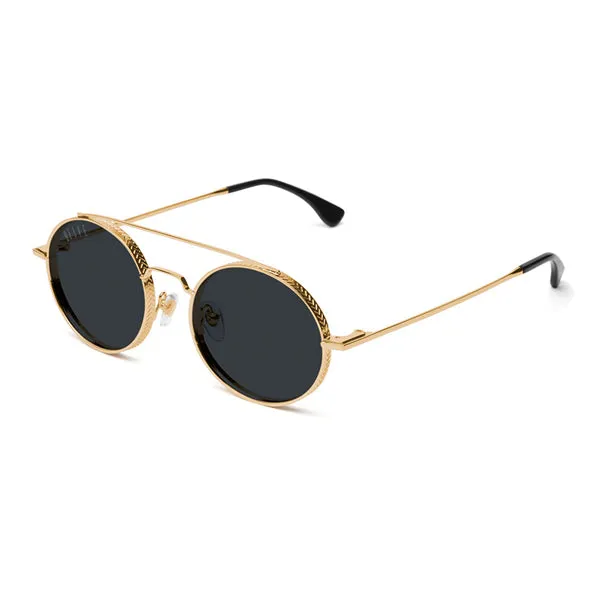 9Five 50-50 24K Gold Flip Up Glasses