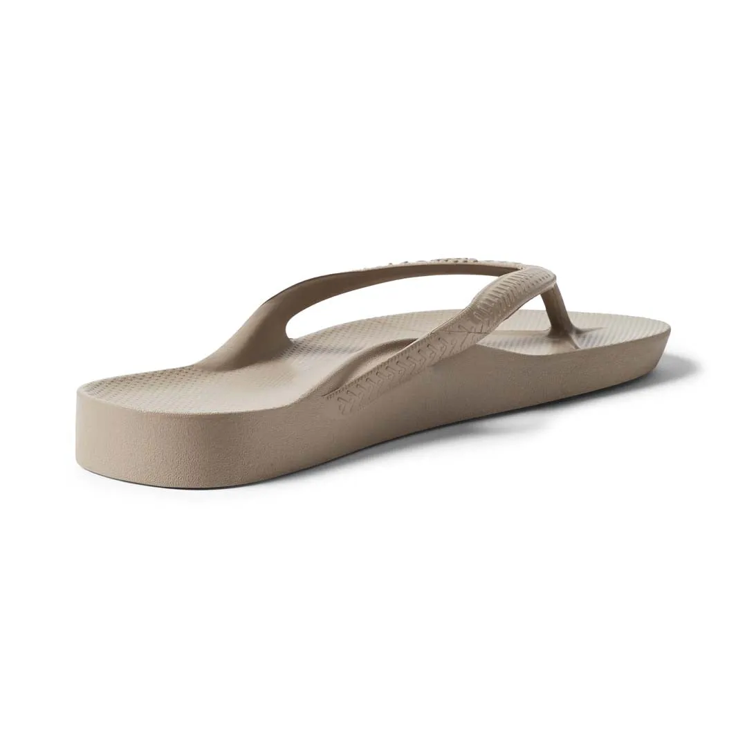 Arch Support Flip Flops - Classic - Taupe