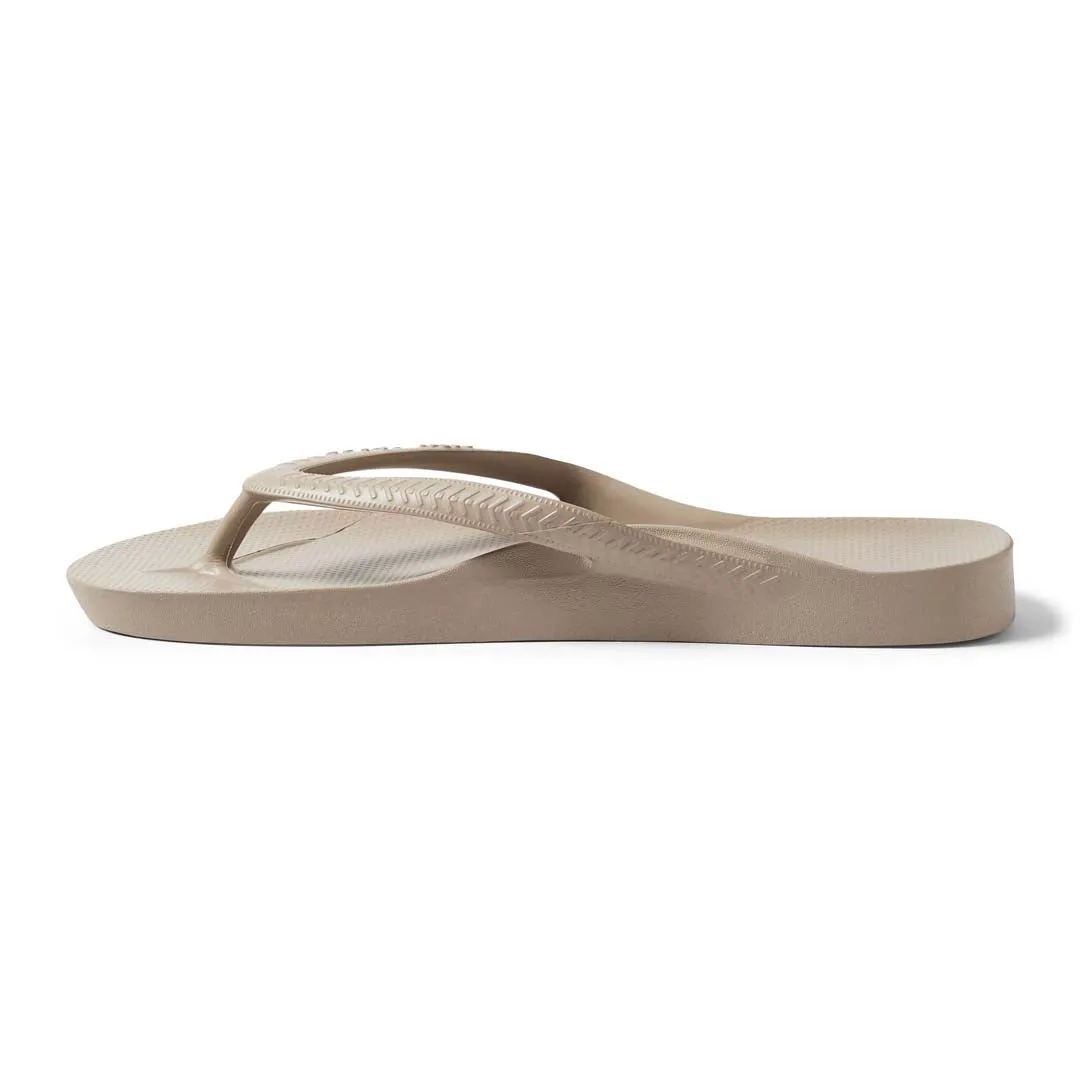 Arch Support Flip Flops - Classic - Taupe