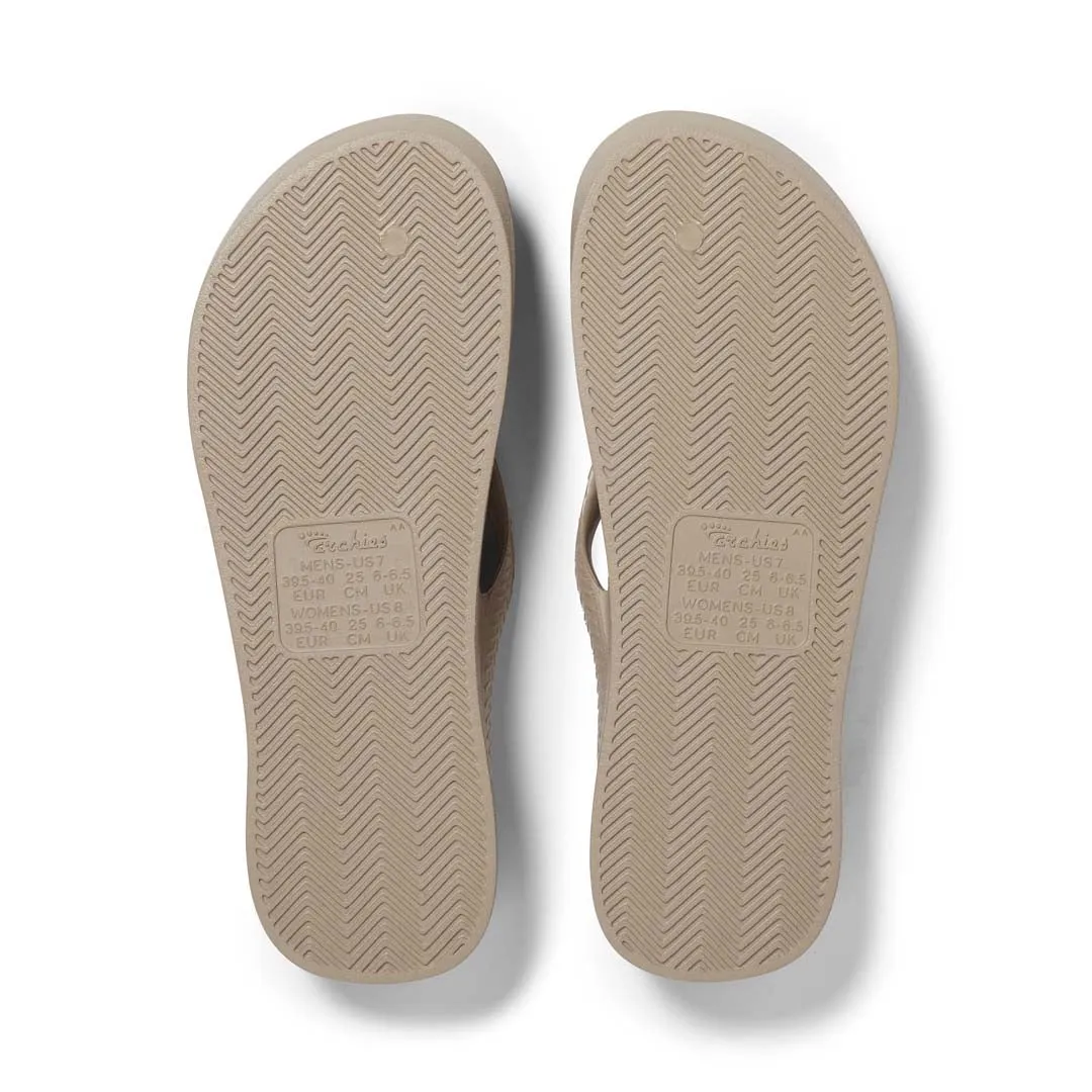 Arch Support Flip Flops - Classic - Taupe