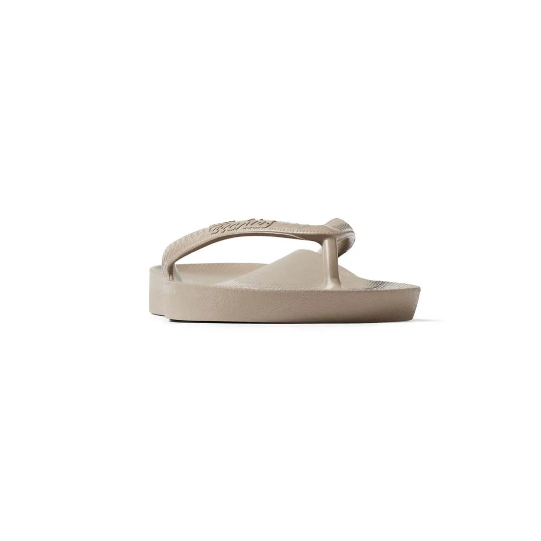 Arch Support Flip Flops - Classic - Taupe