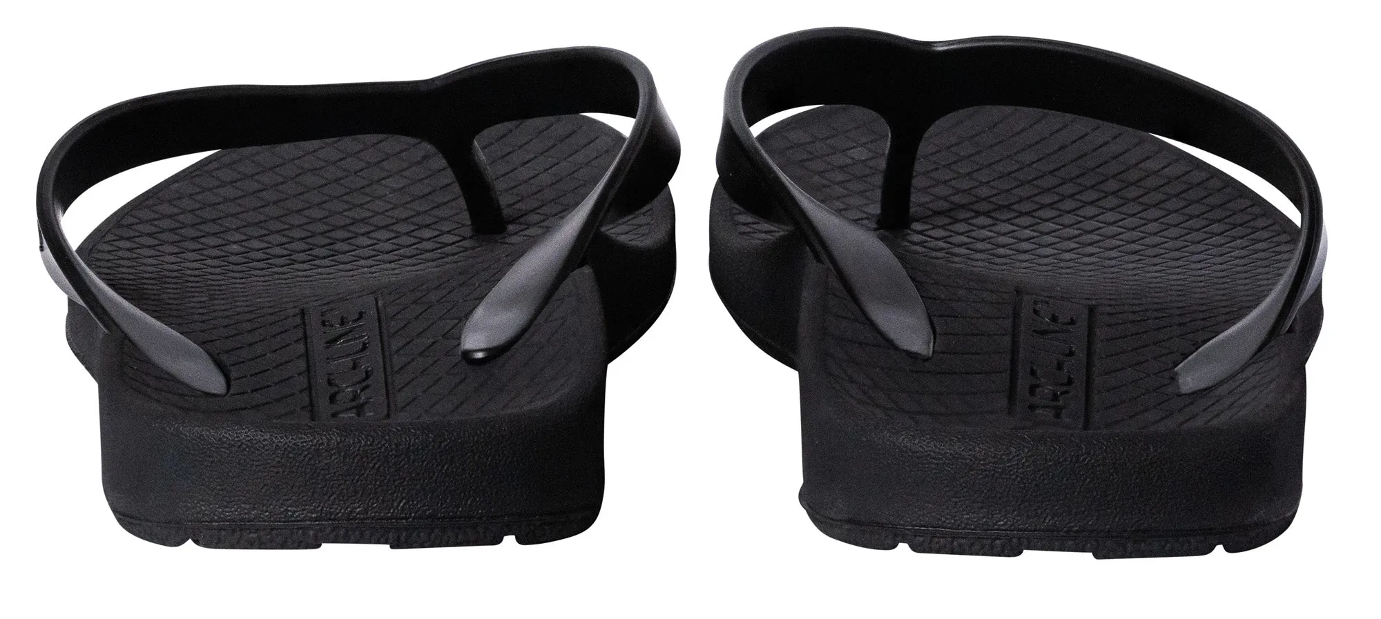 Balance Orthotic Flip Flops Black