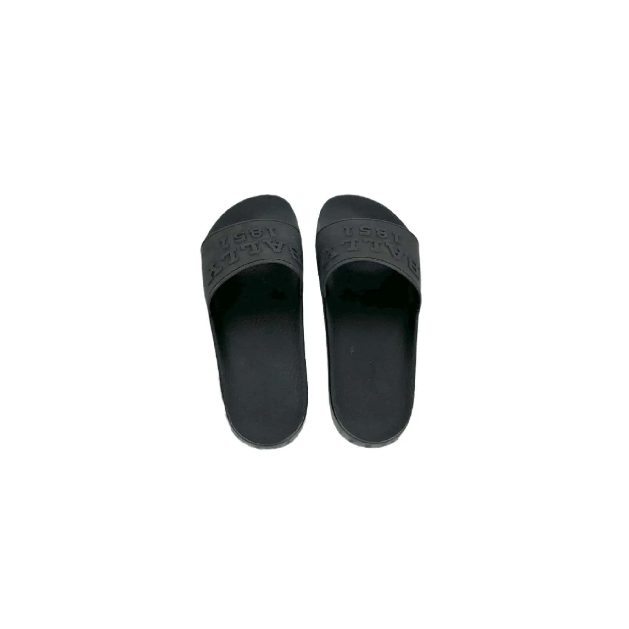 Bally Slaim Black Rubber Sandals