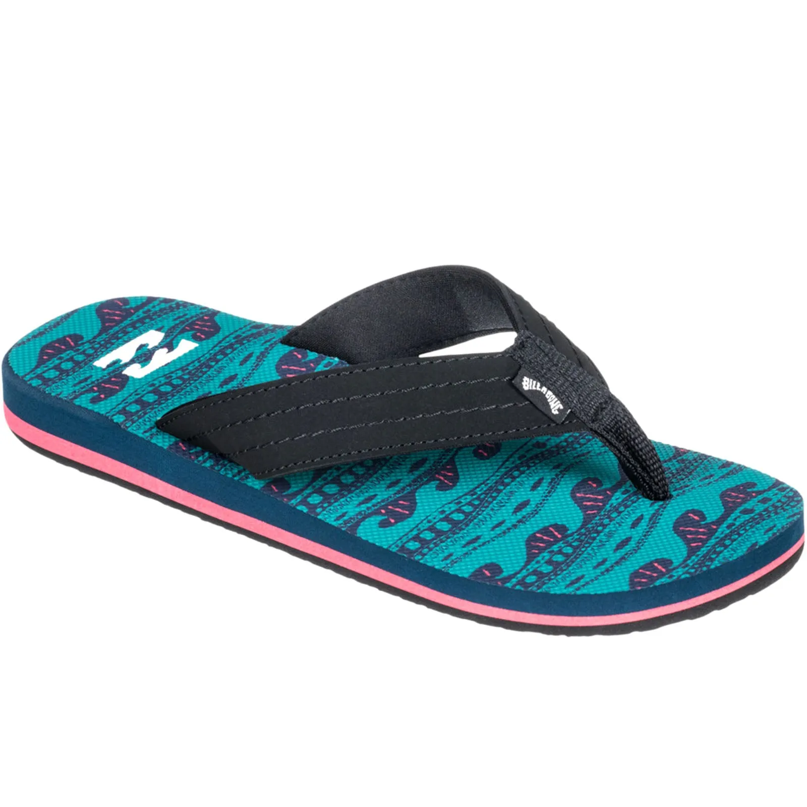 Billabong Kids All Day Theme Flip Flops