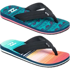 Billabong Kids All Day Theme Flip Flops