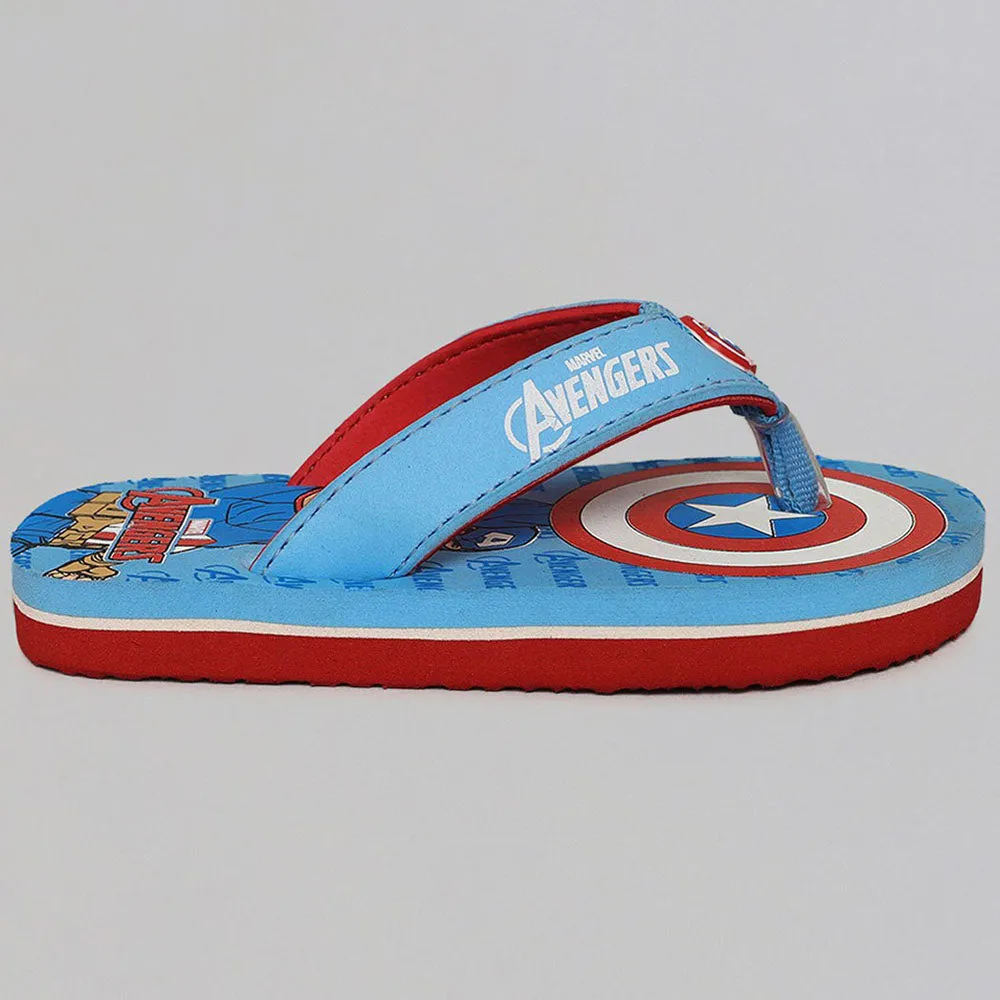 Blue Avengers Theme Flip Flop