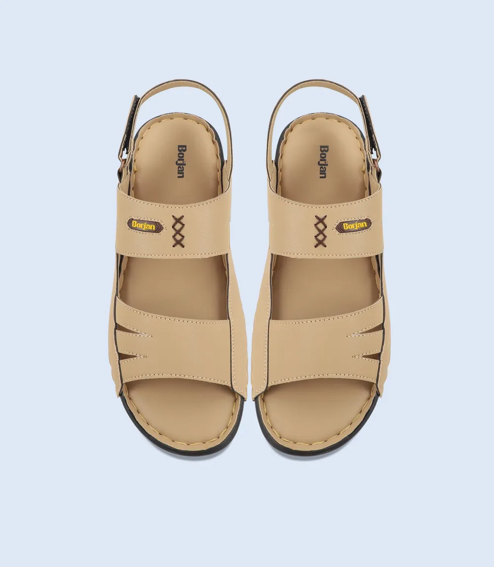 BM5686-BEIGE-Men Sandal