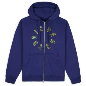 Brain Dead Collegiate Zip Up Hoodie