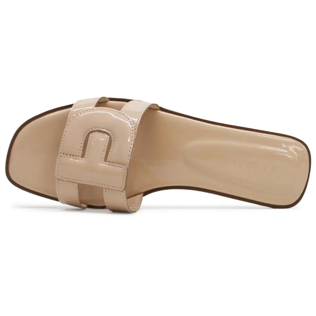 Chrisee Leather Women's Slides Sandals