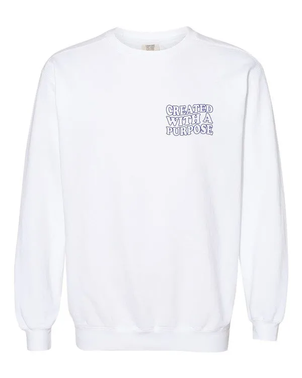 Created With Purpose Comfort Color Sweatshirt