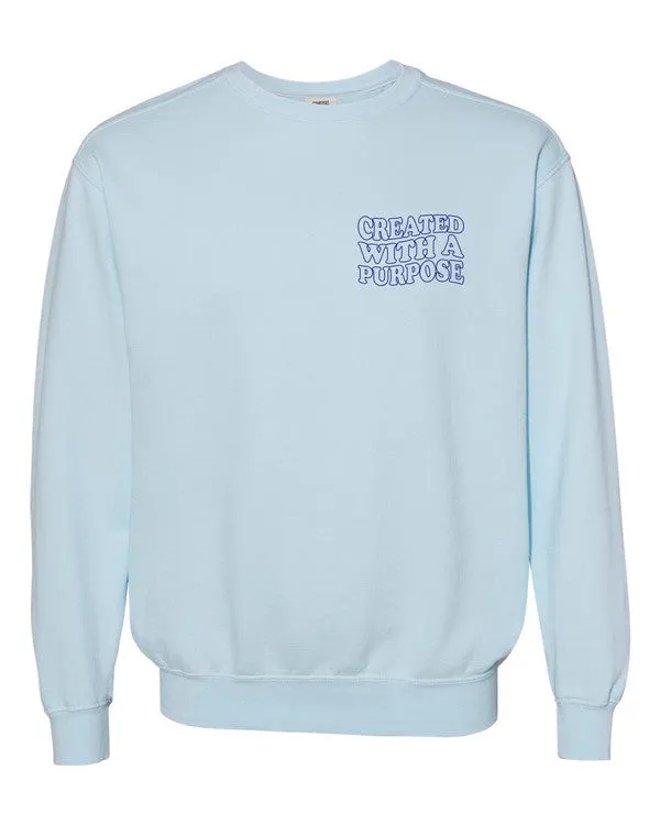 Created With Purpose Comfort Color Sweatshirt