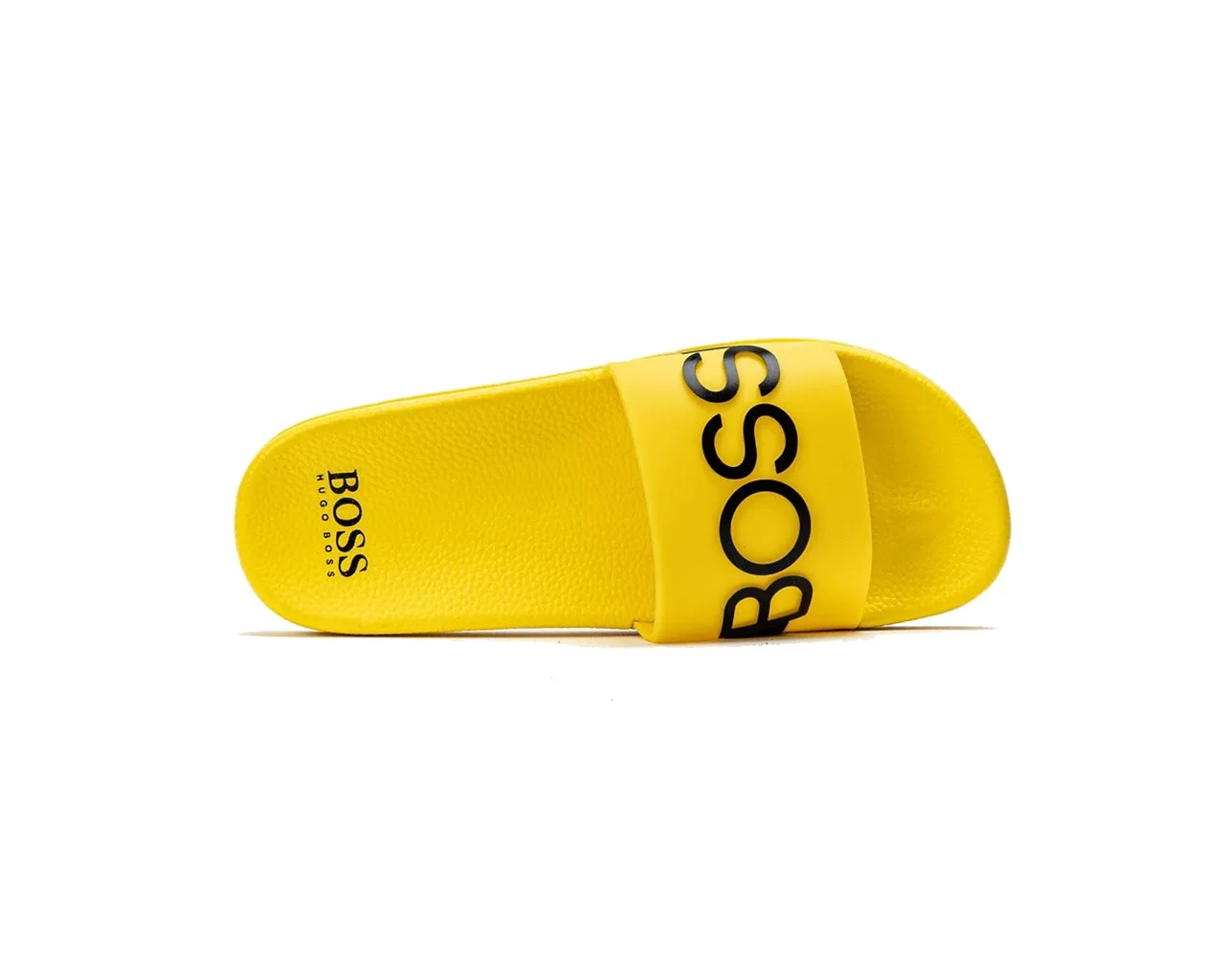 Hugo Boss Kids J29246 553 Logo Sliders Yellow