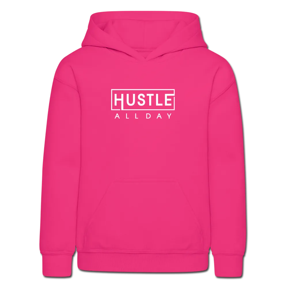 Hustle All Day Youth Hoodie