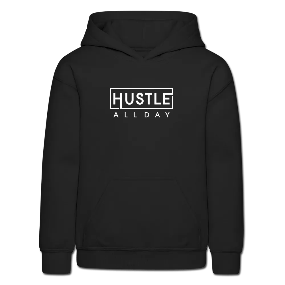 Hustle All Day Youth Hoodie