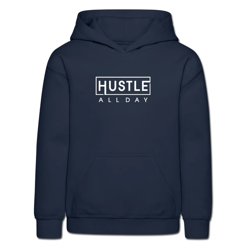 Hustle All Day Youth Hoodie