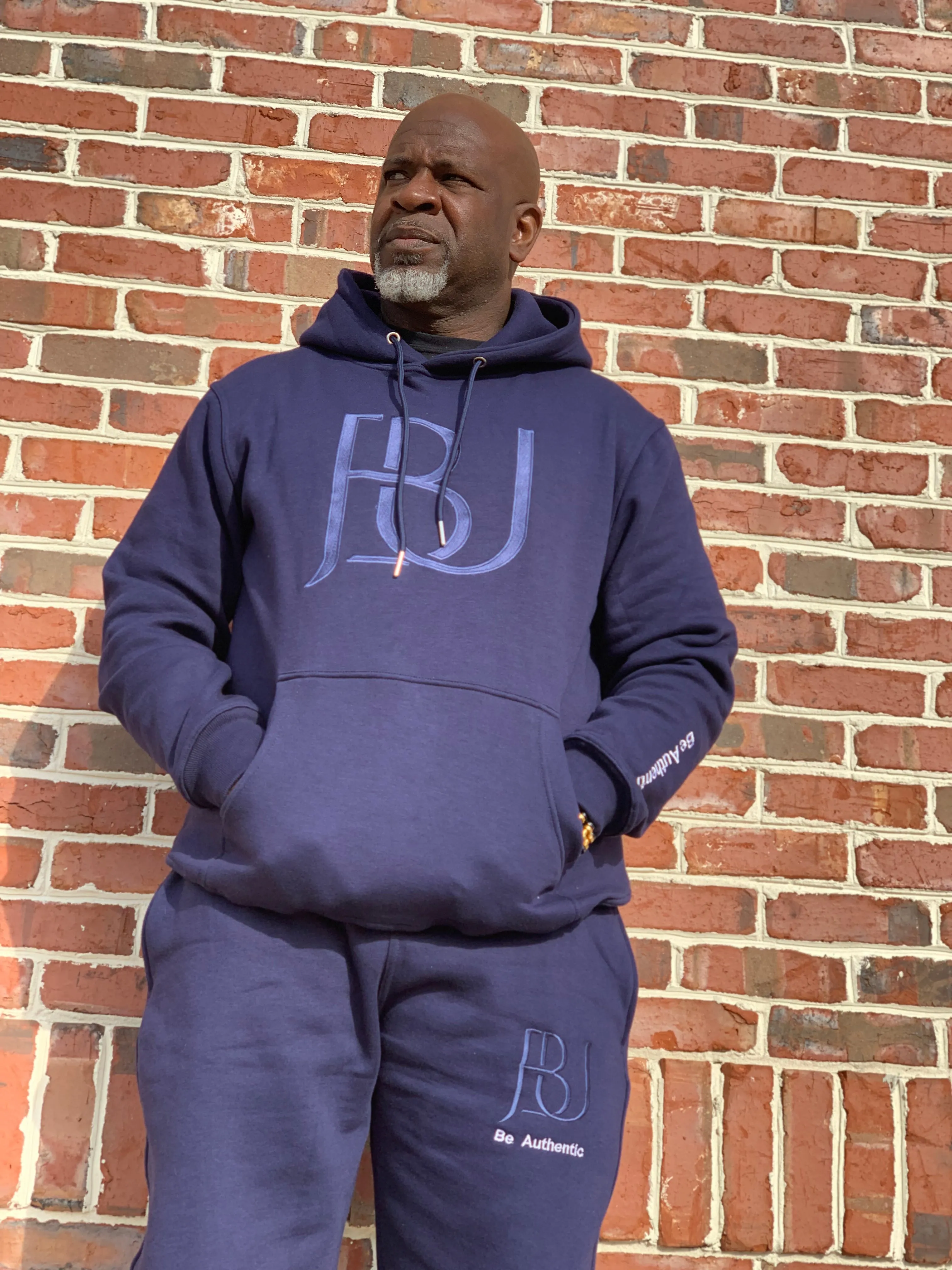 JBU Blueberry Embroidered Hoodie