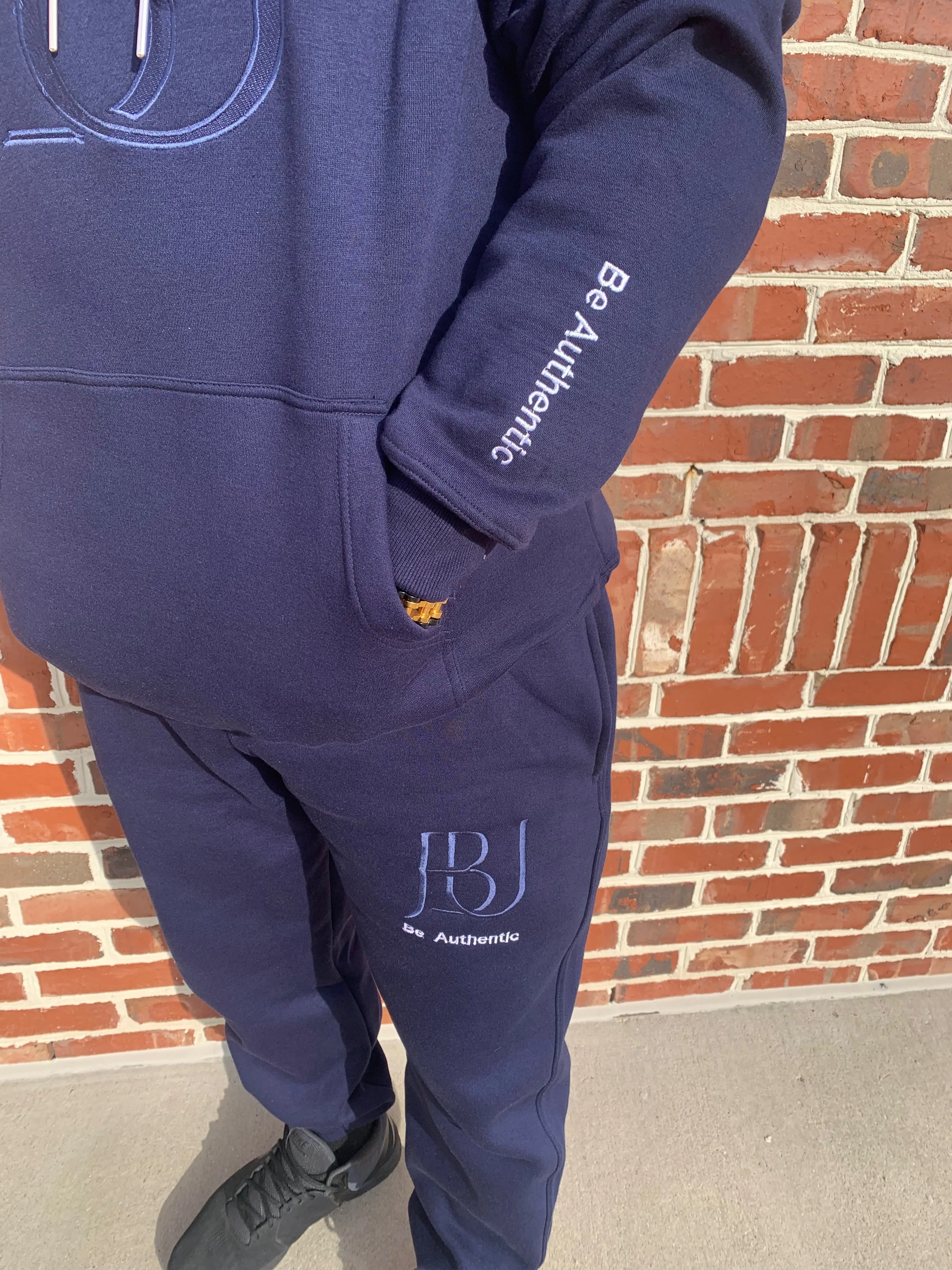 JBU Blueberry Embroidered Hoodie