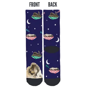 Jill the Squirrel Crew Socks