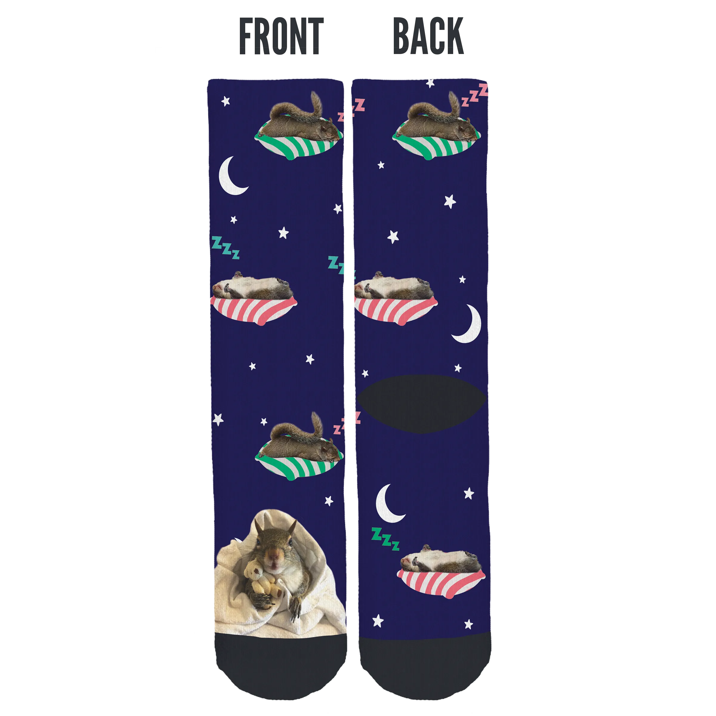 Jill the Squirrel Crew Socks