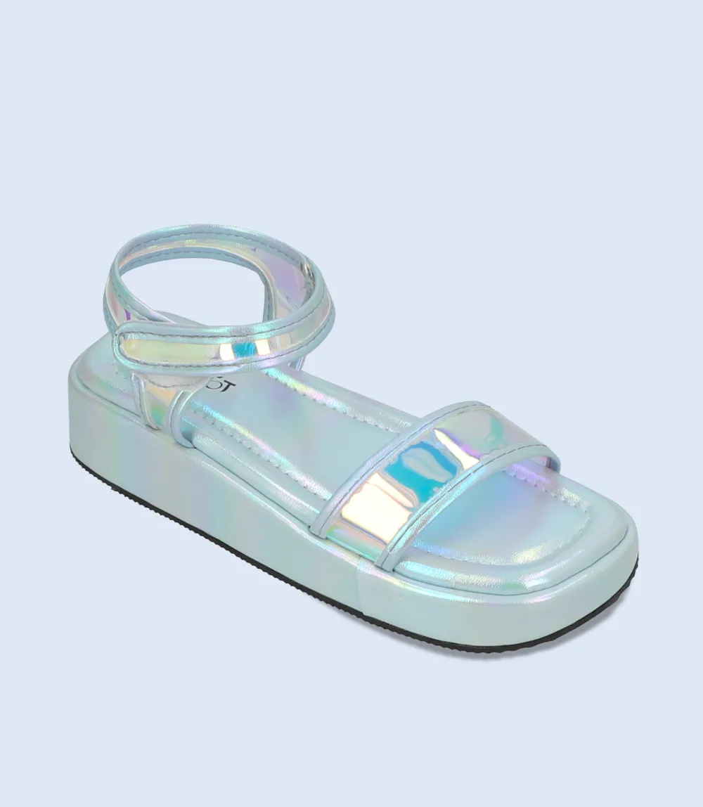 KG0111-SILVER-Girls Sandals