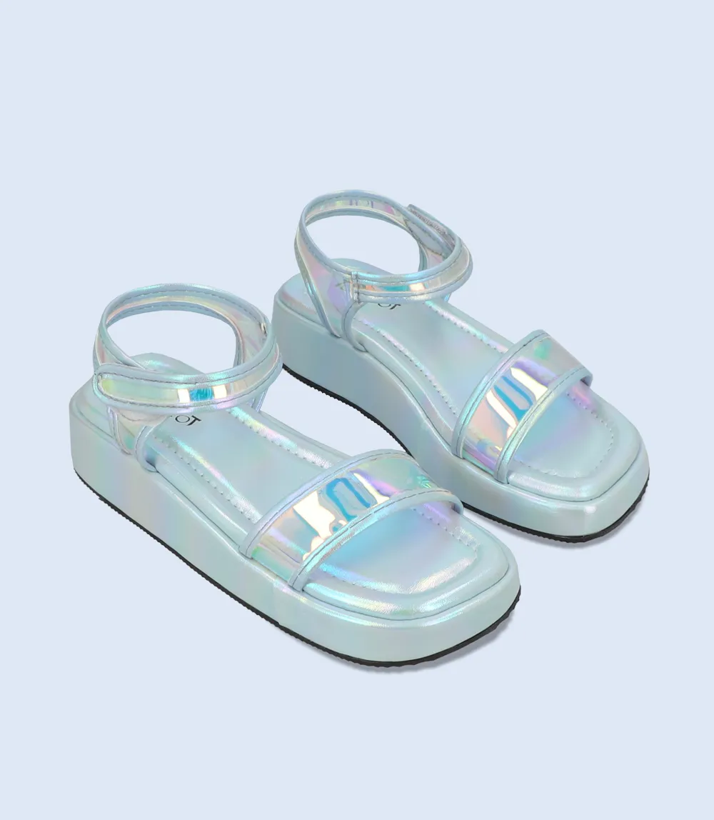 KG0111-SILVER-Girls Sandals