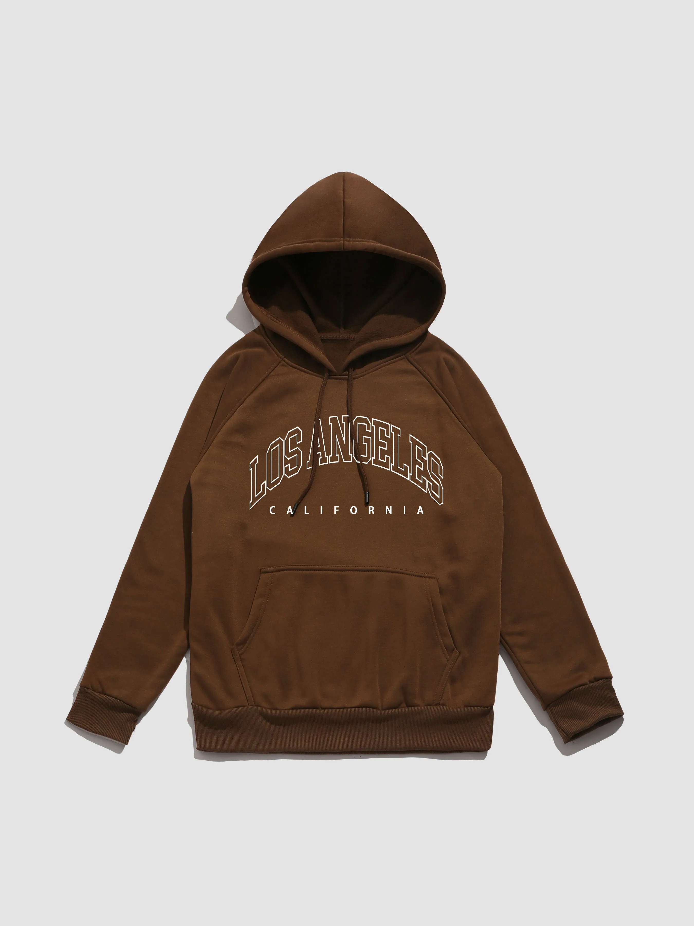 Los Angeles Letter Graphic Hoodies