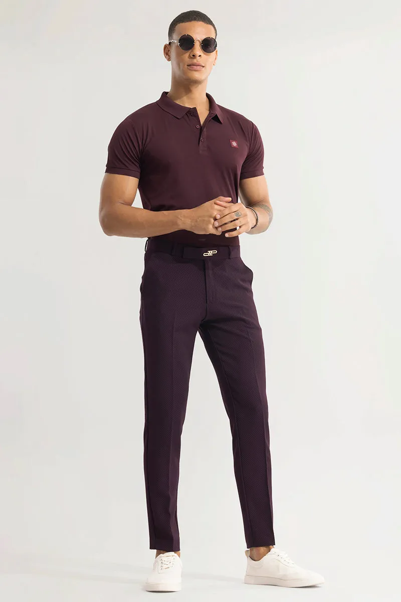 Masonry Burgundy Trouser