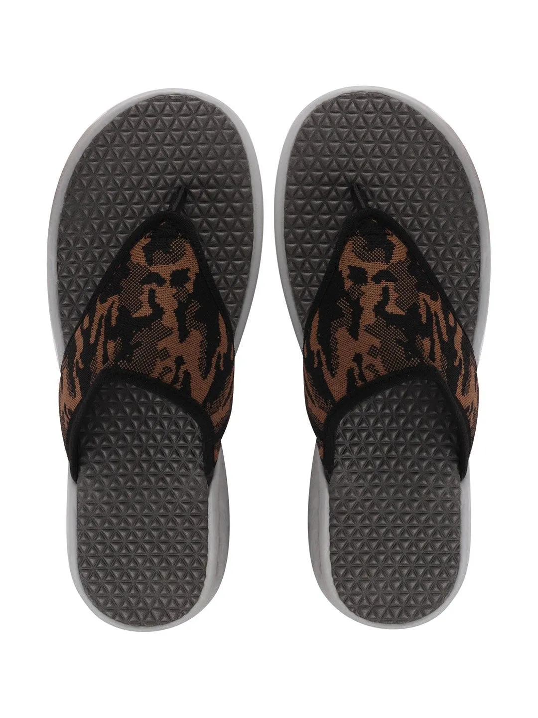 Men Army Casual Slip-On Printed Flip-Flops