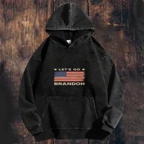 Mens American Flag Hoodies