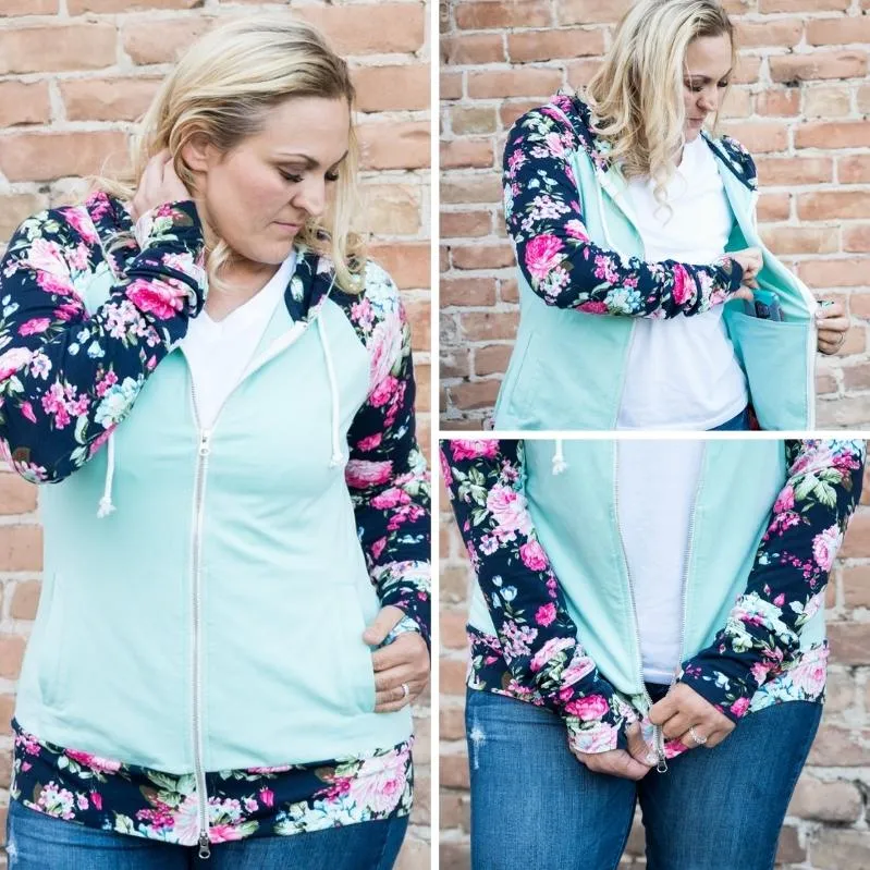 Mint Julep Full Zip Hoodies