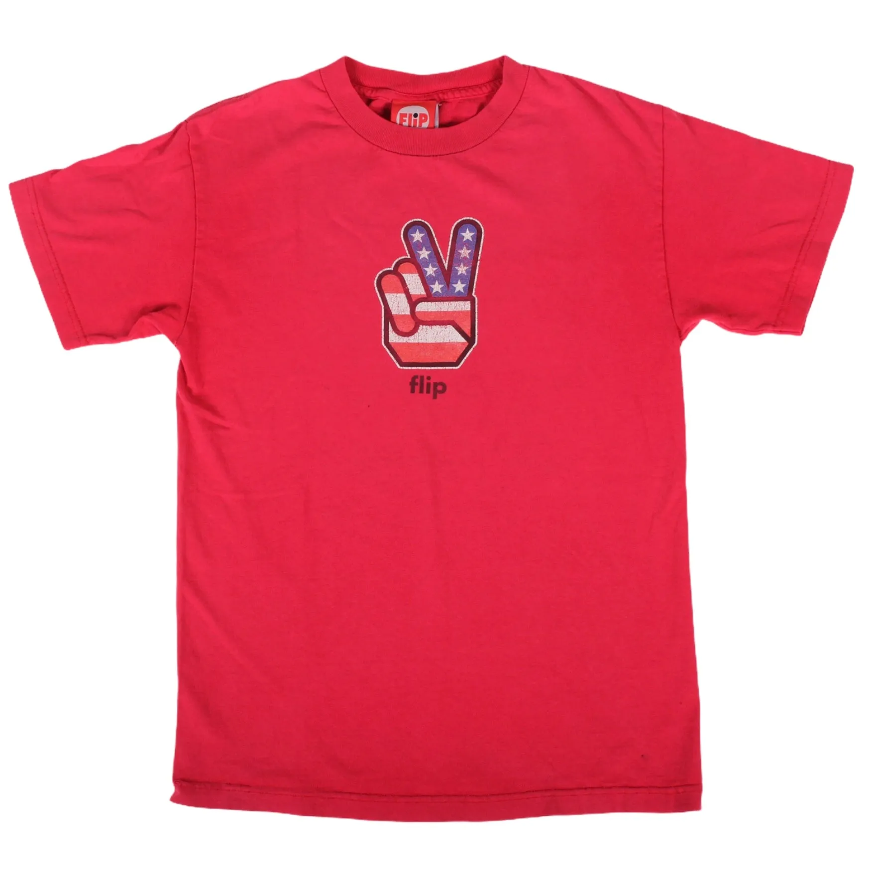 Overripe Flip Peace Fingers Tee Small