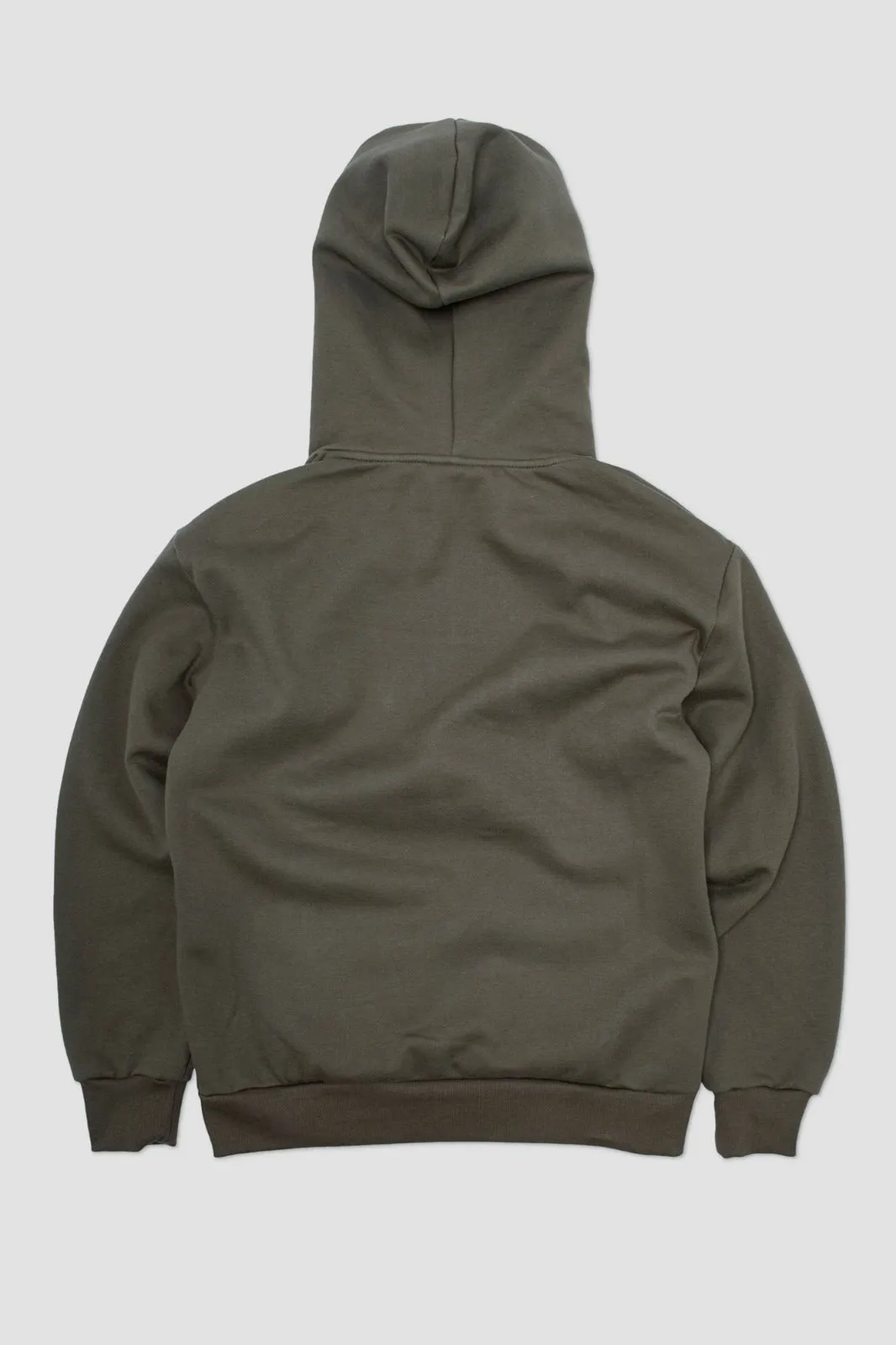 Polera Hoodies Flawor Verde Militar