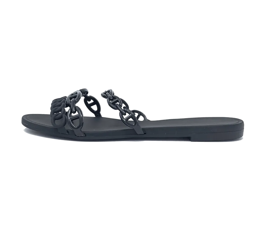 Jelly Chain Beach Sandals Flip Flops