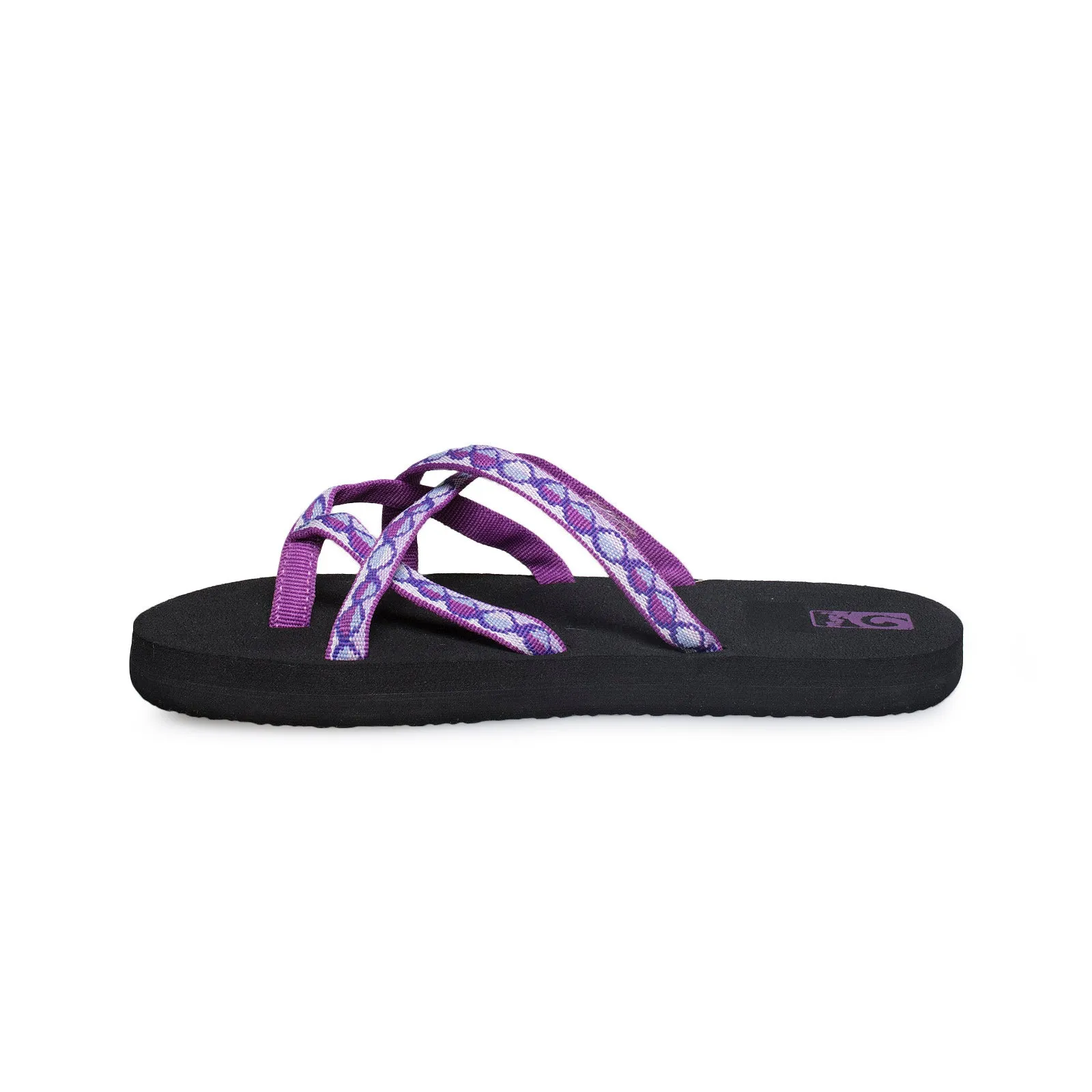 Teva Olowahu Junior Zaro Purple Flip Flops - Youth