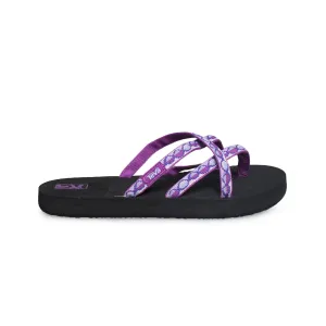 Teva Olowahu Junior Zaro Purple Flip Flops - Youth